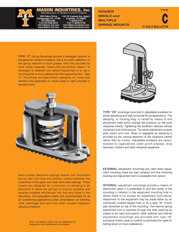 housed spring mounts